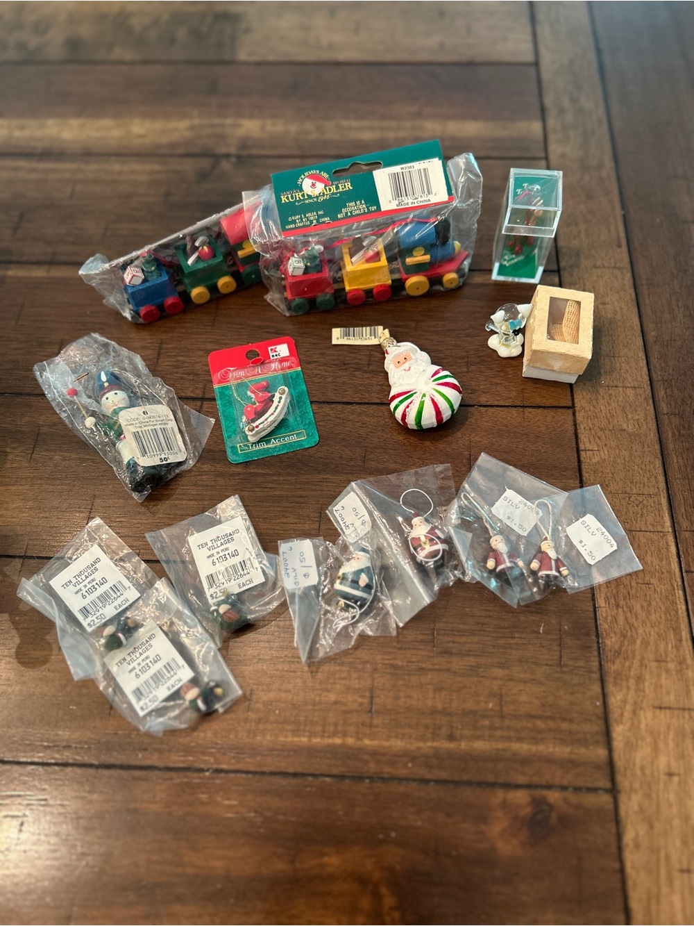 Lot of Dept. 56, Silvestri, Kurt Adler, Tiny Trimmings, Ten Thousand VillagesNEW